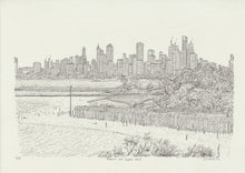 Load image into Gallery viewer, Melbourne from Brighton Beach, Print