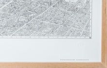 Load image into Gallery viewer, The Melbourne Map - Black & White Poster