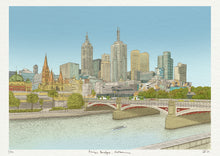 Load image into Gallery viewer, Melbourne Princes Bridge Print
