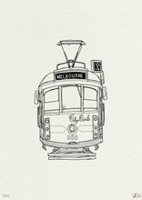 Load image into Gallery viewer, Melbourne Tram Line Drawing Print
