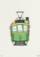 Load image into Gallery viewer, Melbourne Tram, Colour Print
